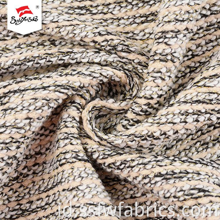 Soft Hand Feel Lurex Knit Fabric